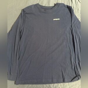 Patagonia Men's Deep Blue Long Sleeve Tee